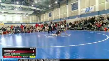 102 lbs Round 3 (4 Team) - Sam Westfall, Crown Point vs Justus Suddarth, Noblesville