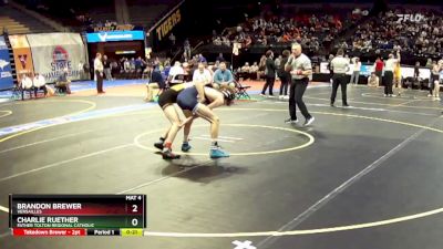 113 Class 1 lbs Cons. Semi - Brandon Brewer, Versailles vs Charlie Ruether, Father Tolton Regional Catholic