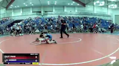 88 lbs Round 1 - Loc Webber, OH vs Pilot Swab, MI