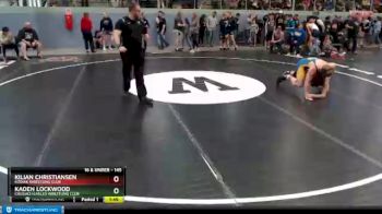 145 lbs Round 1 - Kilian Christiansen, KODIAK WRESTLING CLUB vs Kaden Lockwood, CHUGACH EAGLES WRESTLING CLUB