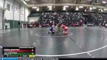 145 lbs Round 4 (16 Team) - Josiah Aburumuh, Millard South vs Sam Nachtigal, Kearney