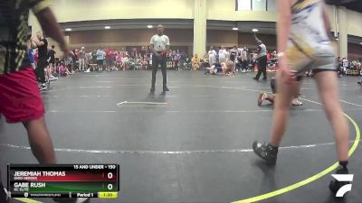 150 lbs Cons. Round 1 - Jeremiah Thomas, Ohio Heroes vs Gabe Rush, KC Elite