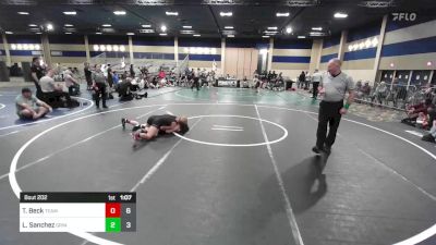 120 lbs Rr Rnd 2 - Taylan Beck, Team Oakdale vs Leduar Sanchez, Grindhouse WC