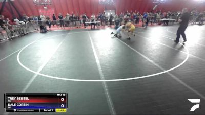 120 lbs Semifinal - Trey Beissel, MN vs Dale Corbin, WI