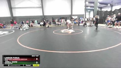 190 lbs Cons. Round 3 - Landon Punua, South West Washington Wrestling Club vs Jarell David, Washington