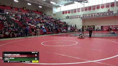 120 lbs Round 2 - Colt Ryan, Graham vs Braden Hahlen, Cuyahoga Valley Christian Academy