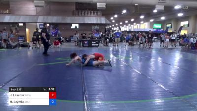 68 kg Cons 16 #1 - Joshua Lassiter, Rochelle Wrestling Club vs Hubert Szymko, South Side Wrestling Club