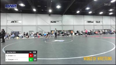 90 lbs Rr Rnd 3 - Chloe Green, Eastside Assassins vs Lydia Cooper, Untouchables Girls RED