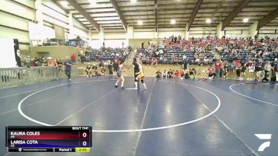 117 lbs Semifinal - Kaura Coles, MT vs Larisa Cota, AZ