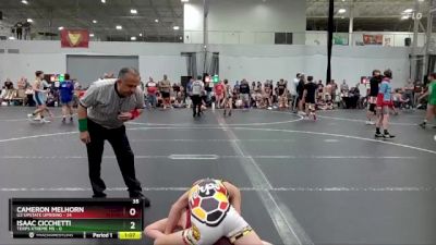 96 lbs Round 2 (6 Team) - Isaac Cicchetti, Terps Xtreme MS vs Cameron Melhorn, U2 Upstate Uprising