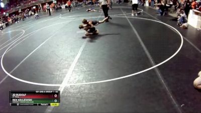 62 lbs Cons. Round 4 - Rex Krajewski, Waverly Wrestling Club vs Jd Rudolf, St. Paul