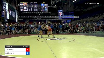 164 lbs Cons 16 #1 - Jordan Blanton, Oregon vs Hana Richter, Illinois