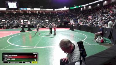 154 lbs Champ. Round 1 - Ethan Hall, HUD1 vs Brian Ederer, Unattached