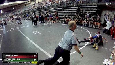 65 lbs Round 1 (6 Team) - Abraham Heim, Kansas Cobra vs Cooper Mullins, Kentucky