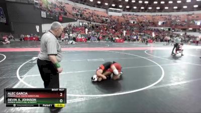 150 lbs Cons. Semi - Devin A. Johnson, Askren Wrestling Academy vs Alec Garcia, Pardeeville Youth Wrestling