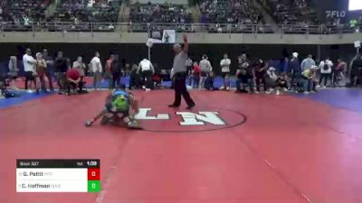 110 lbs Round Of 16 - Greyson Pettit, Pittsgrove, NJ vs Carter Hoffman, Dover, PA