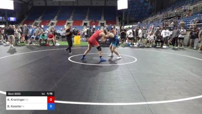 182 lbs Cons 8 #2 - Anthony Kroninger, Ohio vs Brayden Koester, Iowa