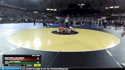 125 lbs Champ. Round 2 - William Moran, NWWC vs Breyden Childress, Marysville Wrestling Club