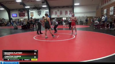 170 lbs Quarterfinal - Brannon Flattery, Ottumwa vs Christian Gasper, Cedar Rapids Kennedy