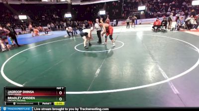 285 lbs Champ. Round 3 - Jagroop Dhinsa, Team Canada vs Bradley Amsden, Lincoln (Tacoma)