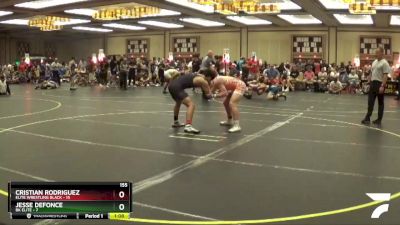 155 lbs Round 4 (6 Team) - Jesse Defonce, BK ELITE vs CRISTIAN RODRIGUEZ, Elite Wrestling Black