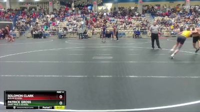 113 lbs Cons. Round 3 - Solomon Clark, Bullis School vs Patrick Gross, Saint Paul`s School