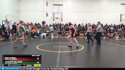 DIVISION 5 lbs Round 2 - Jackson Billings, Columbus Catholic vs Sam O`Neill, Nashua-Plainfield