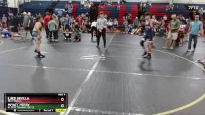 125 lbs Round 3 - Wyatt Perry, KC Elite Training Center vs Luke Sevilla, Team Sevilla