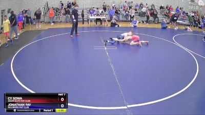 98 lbs Semifinal - Cy Sowa, Salem Elite Mat Club vs Jonathan Fay, Hillsboro Mat Club