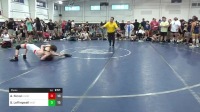 139 lbs Pools - Alex Simon, Lumberyard (NY) vs Braydan Leffingwell, West Virginia Wild