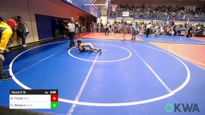 60 lbs Round Of 16 - Beau Fisher, Salina Wrestling Club vs Cade Walters, Dark Cloud Wrestling Club