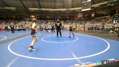 76 lbs Round Of 32 - Levi Johns, Mojo Grappling Academy vs Trey Howell, R.a.w.