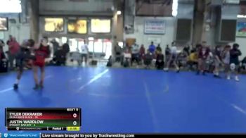 105 lbs Round 4 (6 Team) - Tyler Dekraker, PA Alliance Black vs Justin Wardlow, Dynasty Bad Boy