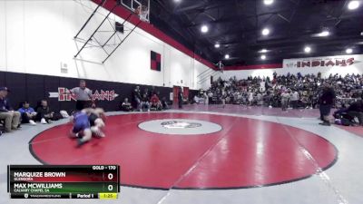 170 lbs Quarterfinal - Marquize Brown, Glendora vs Max McWilliams, Calvary Chapel SA