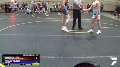 138 lbs Cons. Semi - Wesley Wilson, Vantage vs Dylan Vallone, Creekside Wrestling Academy