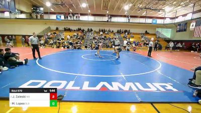 132 lbs Final - Jack Zaleski, Middletown South vs Matty Lopes, Blair Academy