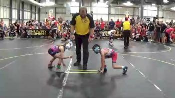 49 lbs Round 3 (6 Team) - Alaina Williams, The Funky Singlets Yellow vs Blaze Murray, Olympia