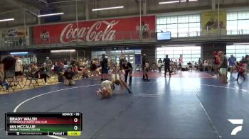 95 lbs Round 5 - Ian McCallie, Minion Training Center vs Brady Walsh, Stronghold Wrestling Club