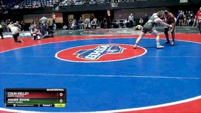 6A-190 lbs Quarterfinal - Xavier Byams, Marist School vs Colin Kelley, North Forsyth