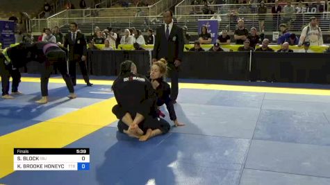 SARAH BLOCK vs KATELYN BROOKE HONEYCUTT 2024 Pan Jiu Jitsu IBJJF Championship
