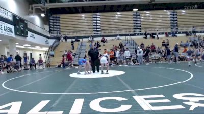 113 lbs Round 5 (6 Team) - LEVI JOHNS, WARRIOR RTC vs JEZCA GRABER, MIDWEST RTC