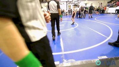 64 lbs Consi Of 4 - Gage Trammel, Tahlequah Wrestling Club vs Pattrick Fletcher, Brushy Wrestling Club