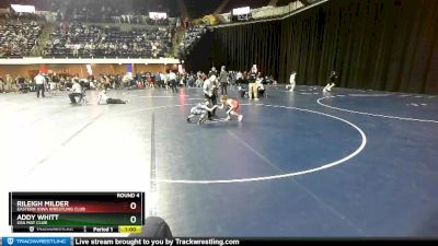 71 lbs Round 4 - Rileigh Milder, Eastern Iowa Wrestling Club vs Addy Whitt, USA Mat Club