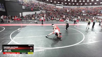 115 lbs Quarterfinal - Hayden Aultman, IGH Youth Wrestling vs Obie Vee, Crass Trained