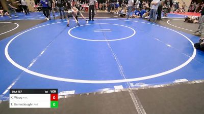 64 lbs Rr Rnd 4 - Karson Waag, Keystone Wrestling Club vs Travis Barraclough, Lawrence Elite