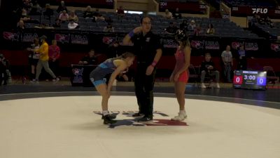 50 lbs Champ. Round 2 - Emily Mendez, Victory Wrestling-Central WA vs Mia Palumbo, Illinois