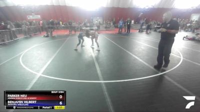 106 lbs Semifinal - Parker Neu, Askren Wrestling Academy vs Benjamin Hilbert, Aviators Wrestling