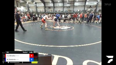 165 lbs Round 3 - Caden Brooks, Big Cat Wrestling Club vs Wyatt Rodarte, Washington