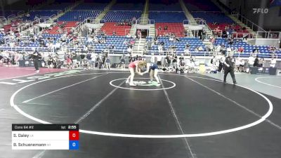 132 lbs Cons 64 #2 - Sara Daley, Louisiana vs Brooke Schuenemann, Wisconsin