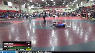 100 lbs Round 1 - Waylon Fry, Victory School Of Wrestling vs Miles Alters, Pinnacle Wrestling Club